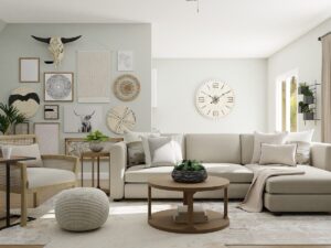 brown wooden round table with chairs